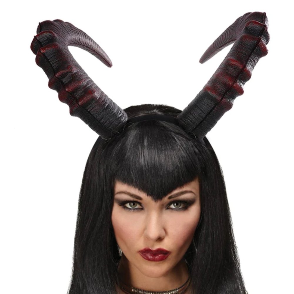 Black and Red Demon Horns Halloween